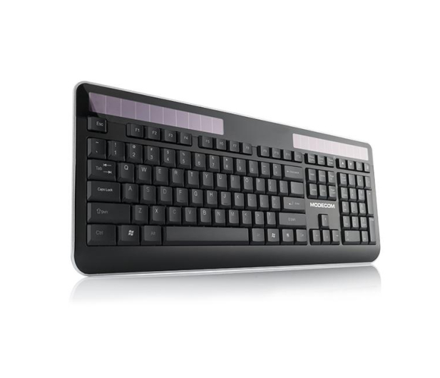 MODECOM Bezprzewodowa klawiatura solarna - 262742 - zdjęcie 2
